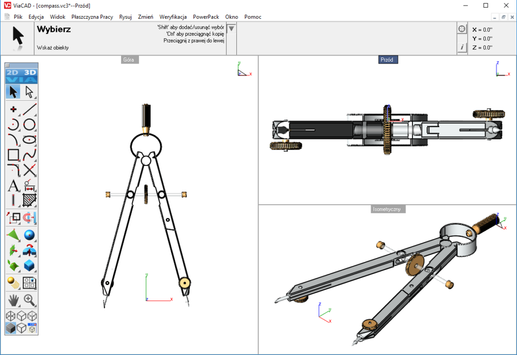 Tani system CAD 3D - projektowanie 3D w cadzie