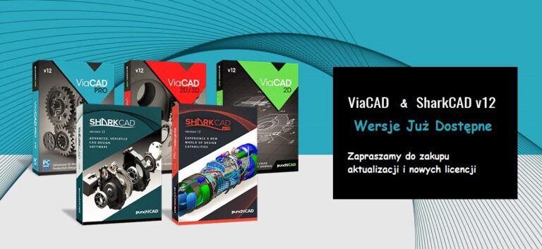 Najnowsza wersja CAD ViaCAD i SharkCAD v12