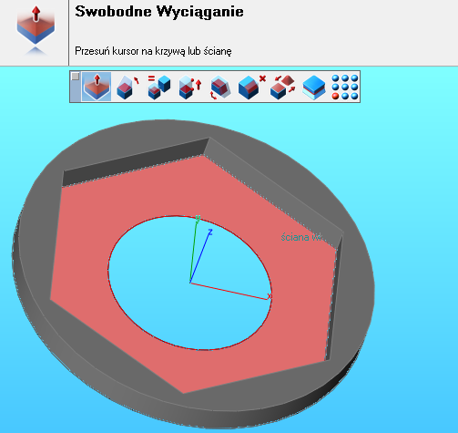 Nakrętka 3D polecenie do swobodnej zamiany krzywych 2D na modele 3D