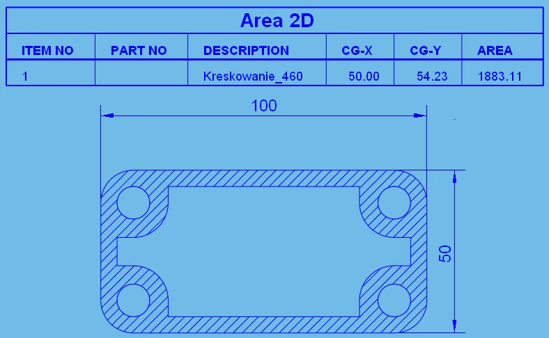 Jak obliczyć pole powierzchni w programie CAD
