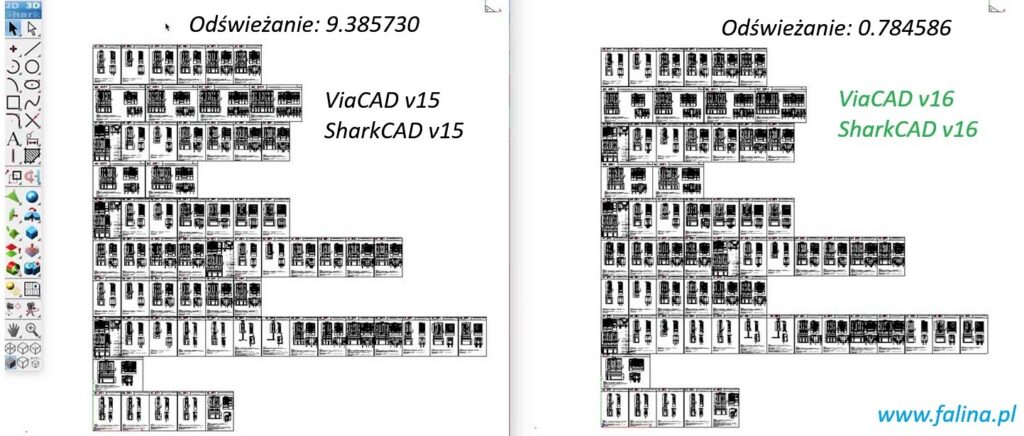 ViaCAD 16 SharkCAD Pro 16 odświeżanie