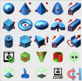 Nowa większa paleta poleceń 2d i 3d