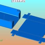 Model Obudowy 3D - Rozwinięcie w CAD arkusze blach